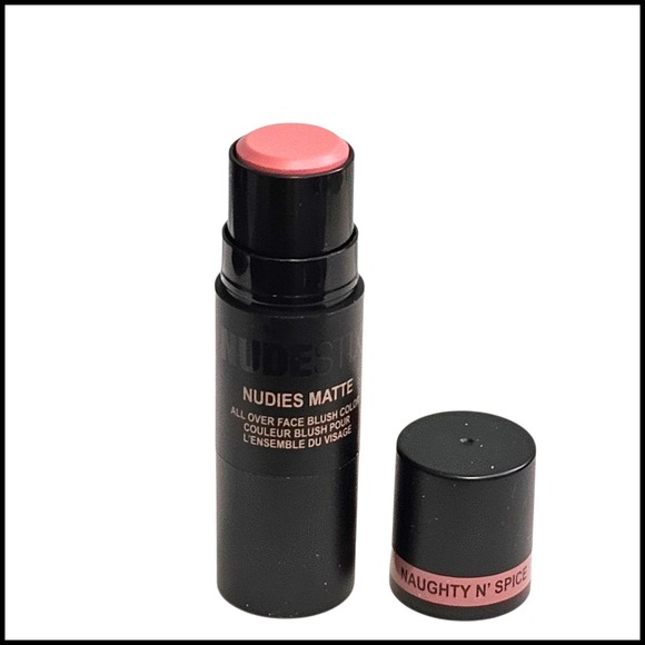 Nudestix Nudies Matte All Over Face Blush Color Stick Naughty N' Spice Full Size - Picture 1 of 16